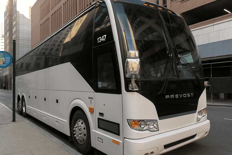 a Weymouth Charter Bus coach bus
