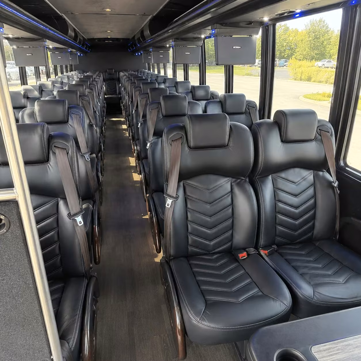 28 passenger minibus inside
