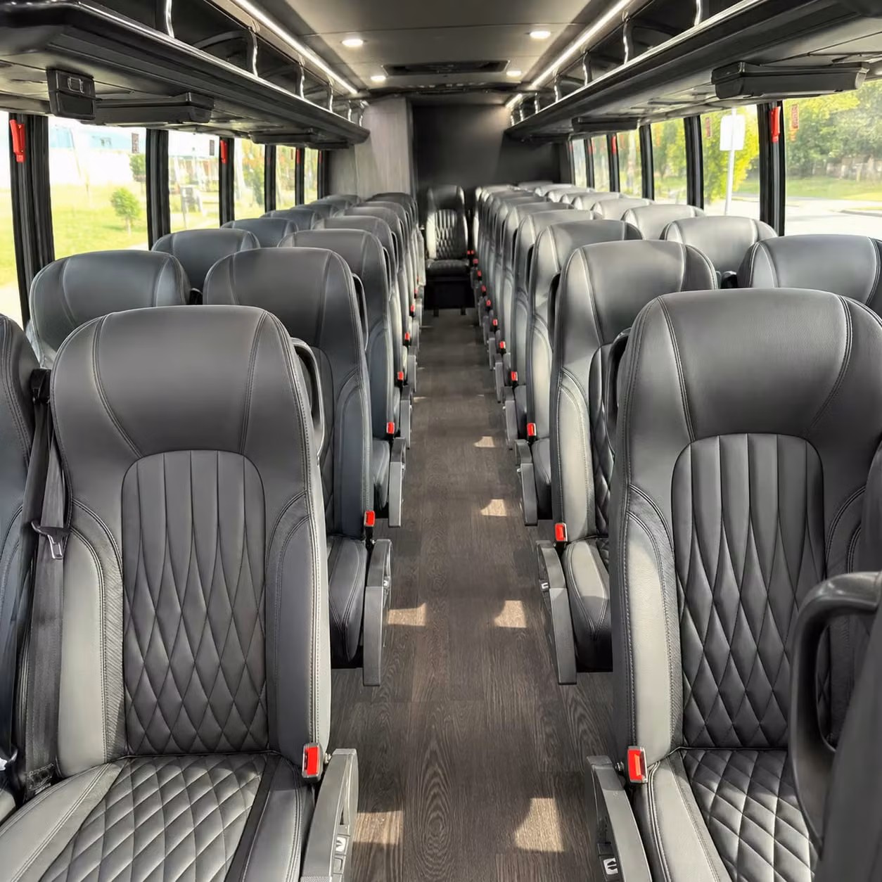 35 passenger minibus inside