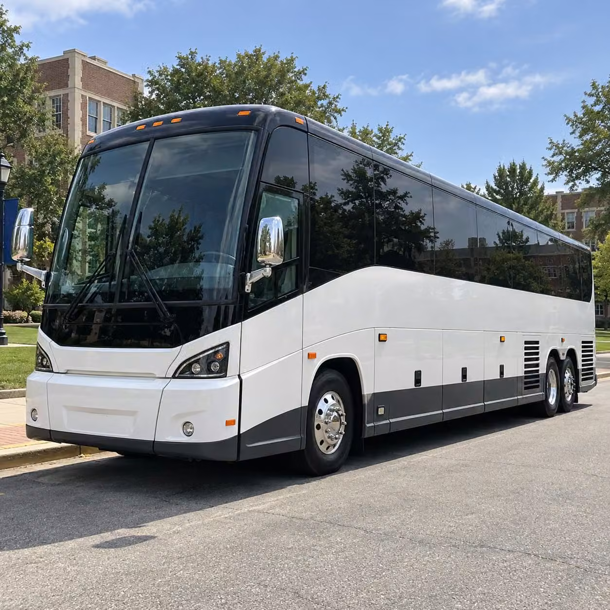 sports team fan charter bus rentals in weymouth