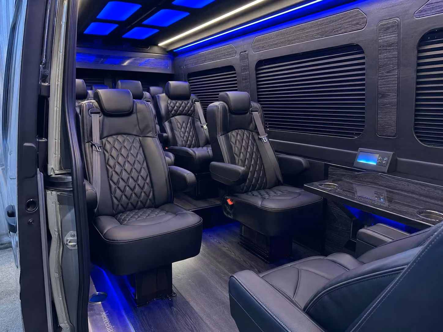 sprinter van transportation for groups and events across weymouth